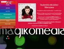 Tablet Screenshot of magikomedia.pl